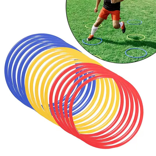 5 stücke Langlebige Agility Training Ringe Tragbare Fußball Fußball Geschwindigkeit Agility Training